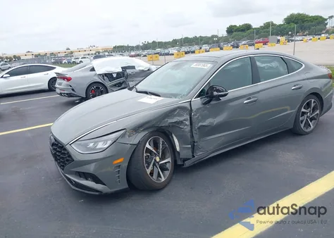2023 Hyundai Sonata Sel Plus z USA, uszkodzony, nr VIN KMHL44J27PA280394